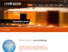 Tablet Screenshot of evro-balkan.rs